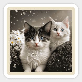 Gorgeous Cute Kittens & Cats Sticker